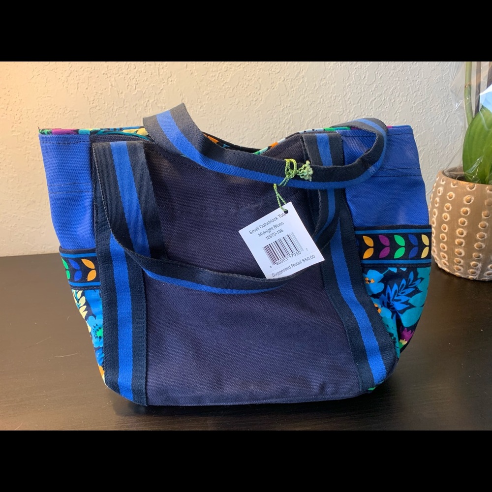 Midnight Blue Vera Bradley Handbag NWT